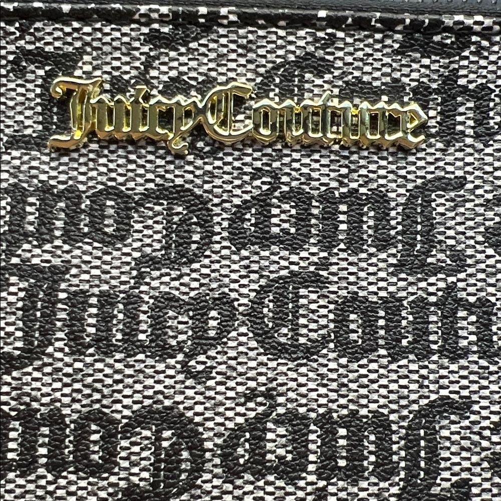 JUICY COUTURE NWT BLACK & BEIGE WRISTLET - Picture 8 of 8